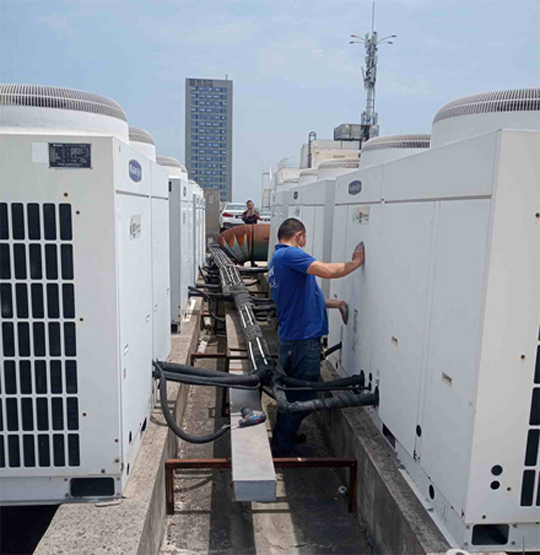 甘谷中央空调制热和不制冷系统维修方法